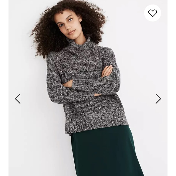 Madewell Sweaters - Madewell Eastbrook Turtleneck Cross-Back Sweater